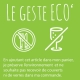 Le geste éco', pas de couverts ni de verres